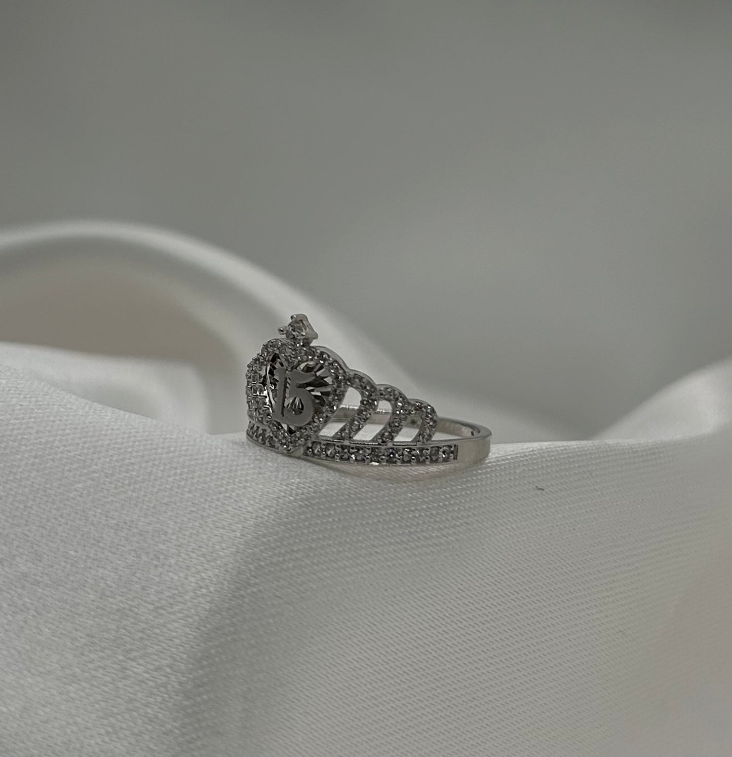 14K White Gold RG-03