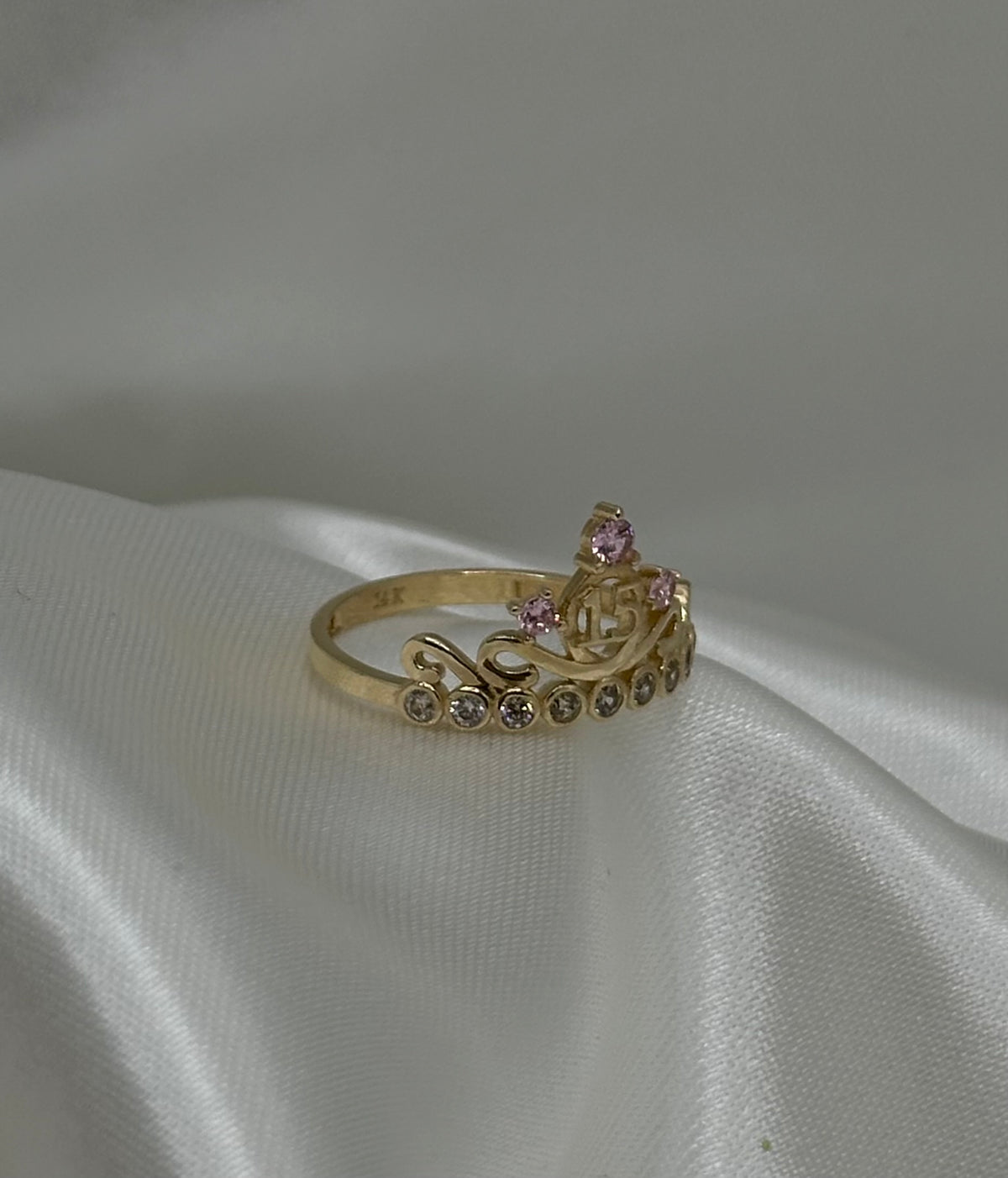 14k Quince Ring -Pink