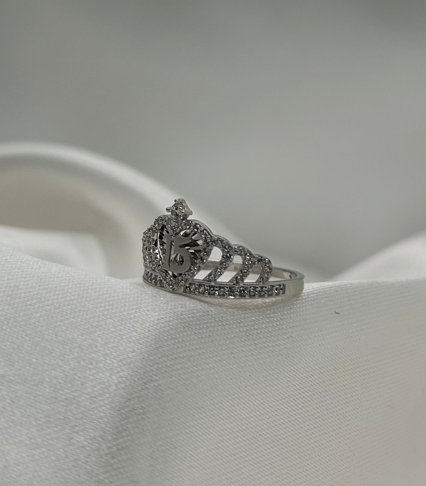 14K White Gold RG-03