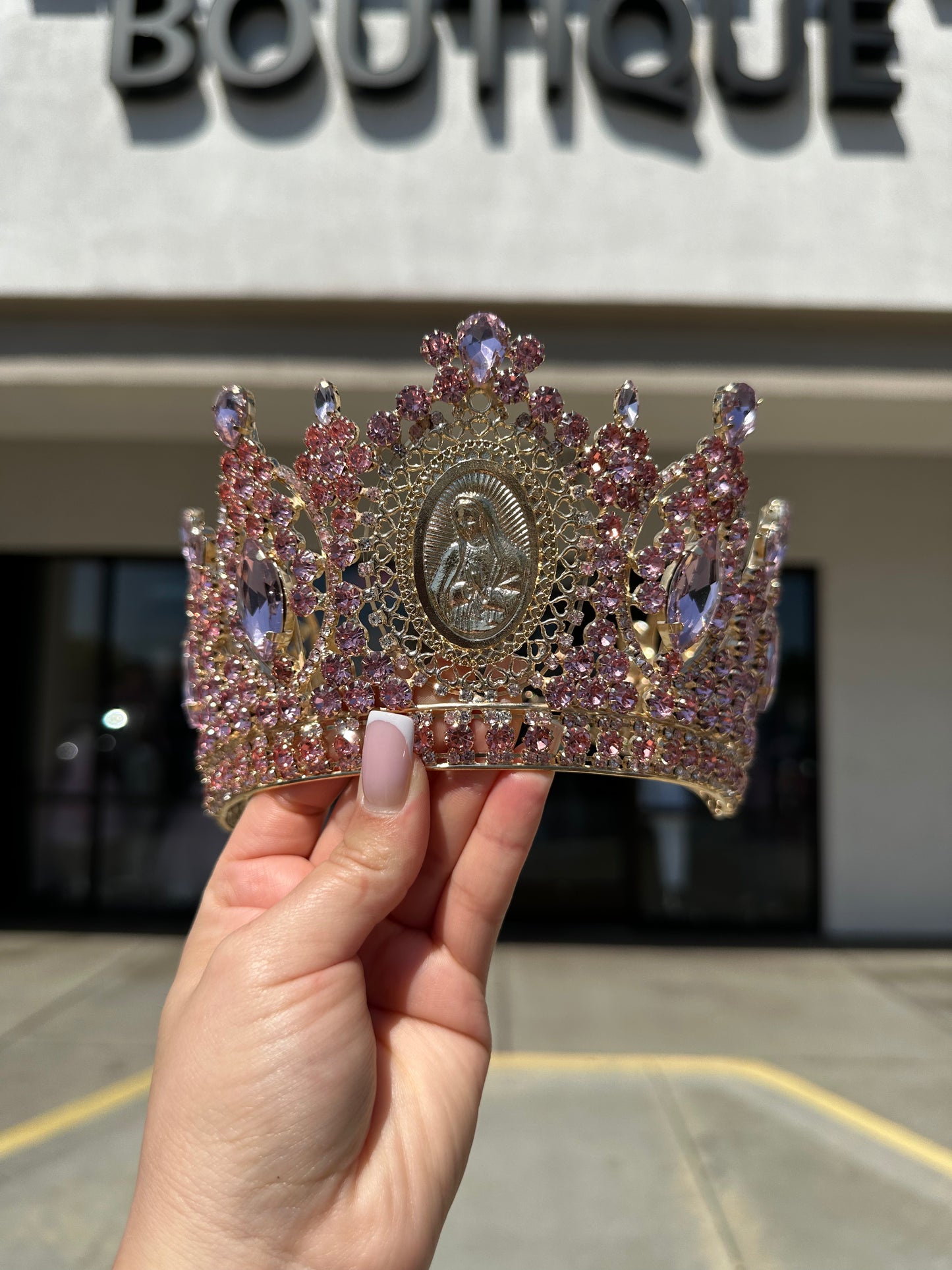 Virgen crown pink