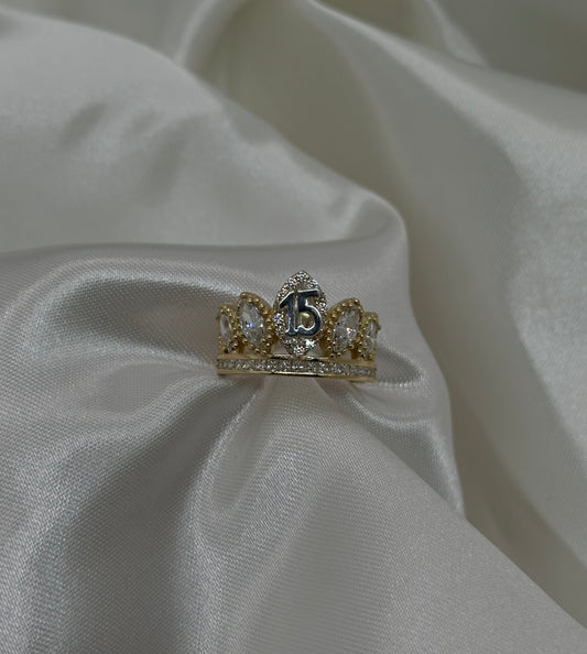 14k Quince Ring Small Crown