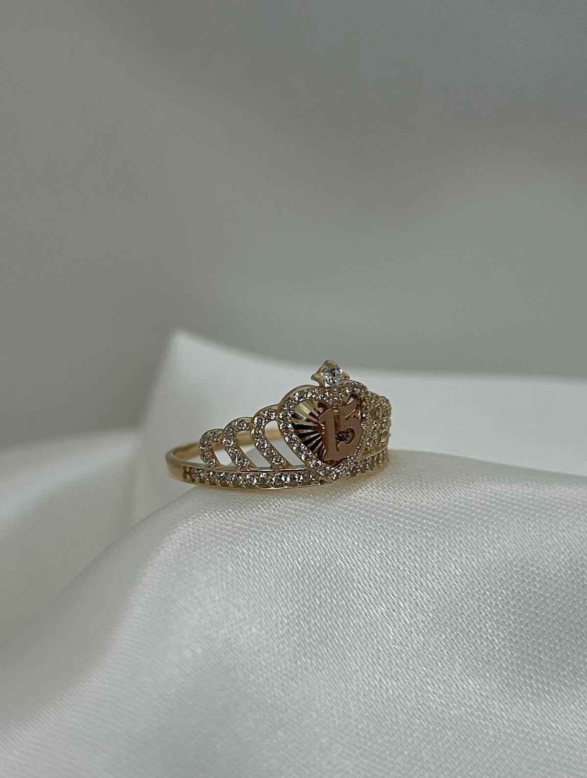 14K Gold Quince Ring