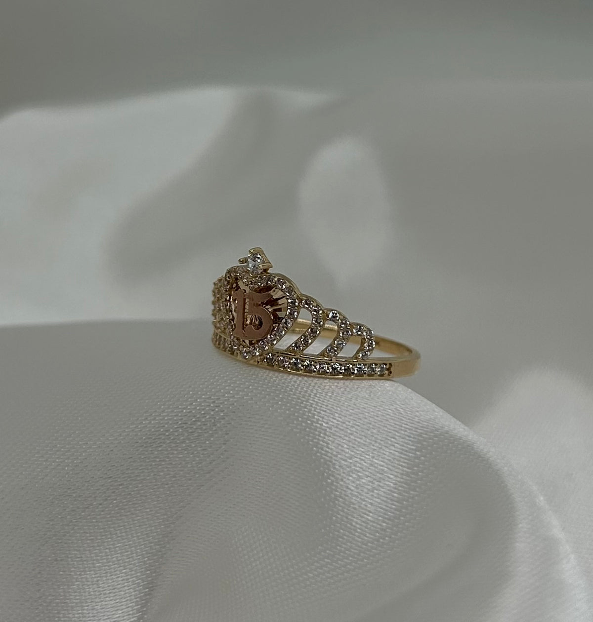 14K Gold Quince Ring