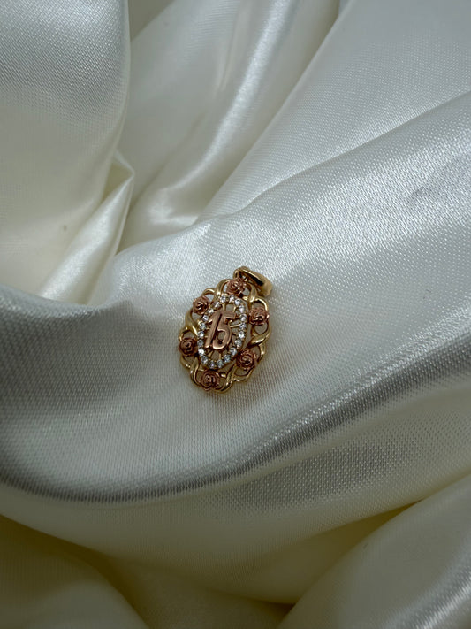 14K Oval Pendant