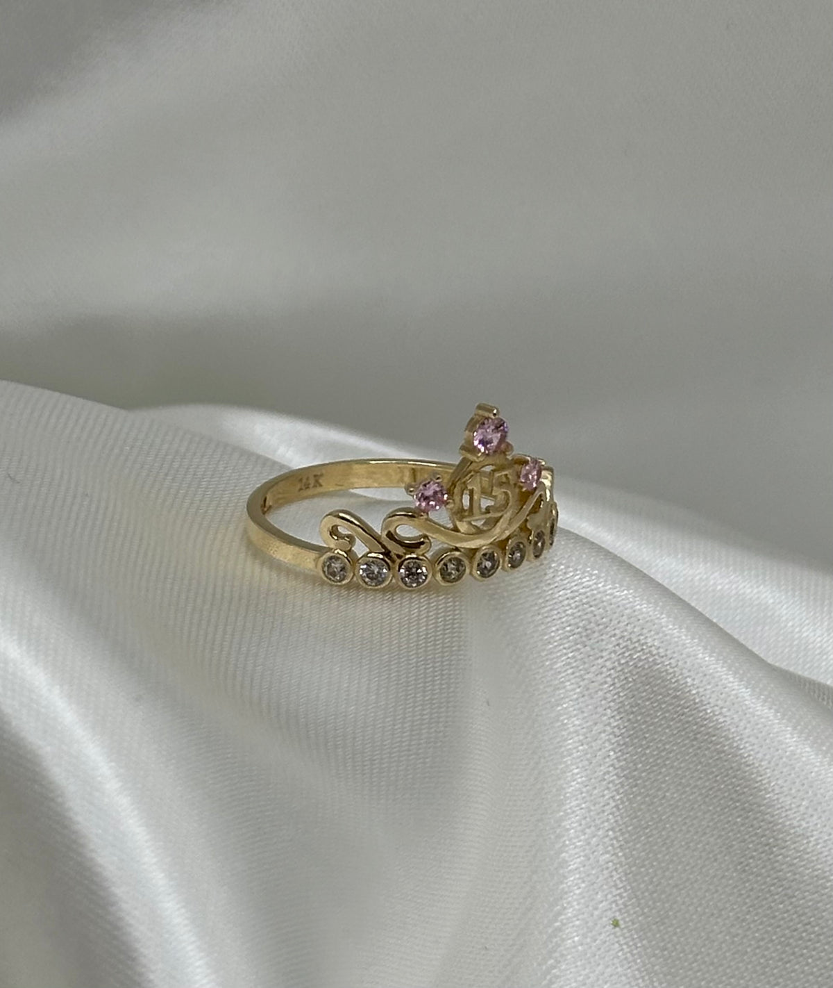 14k Quince Ring -Pink