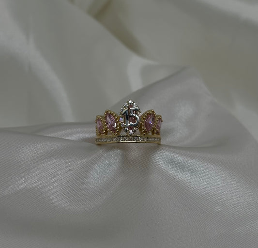14k Gold Quince Ring Pink