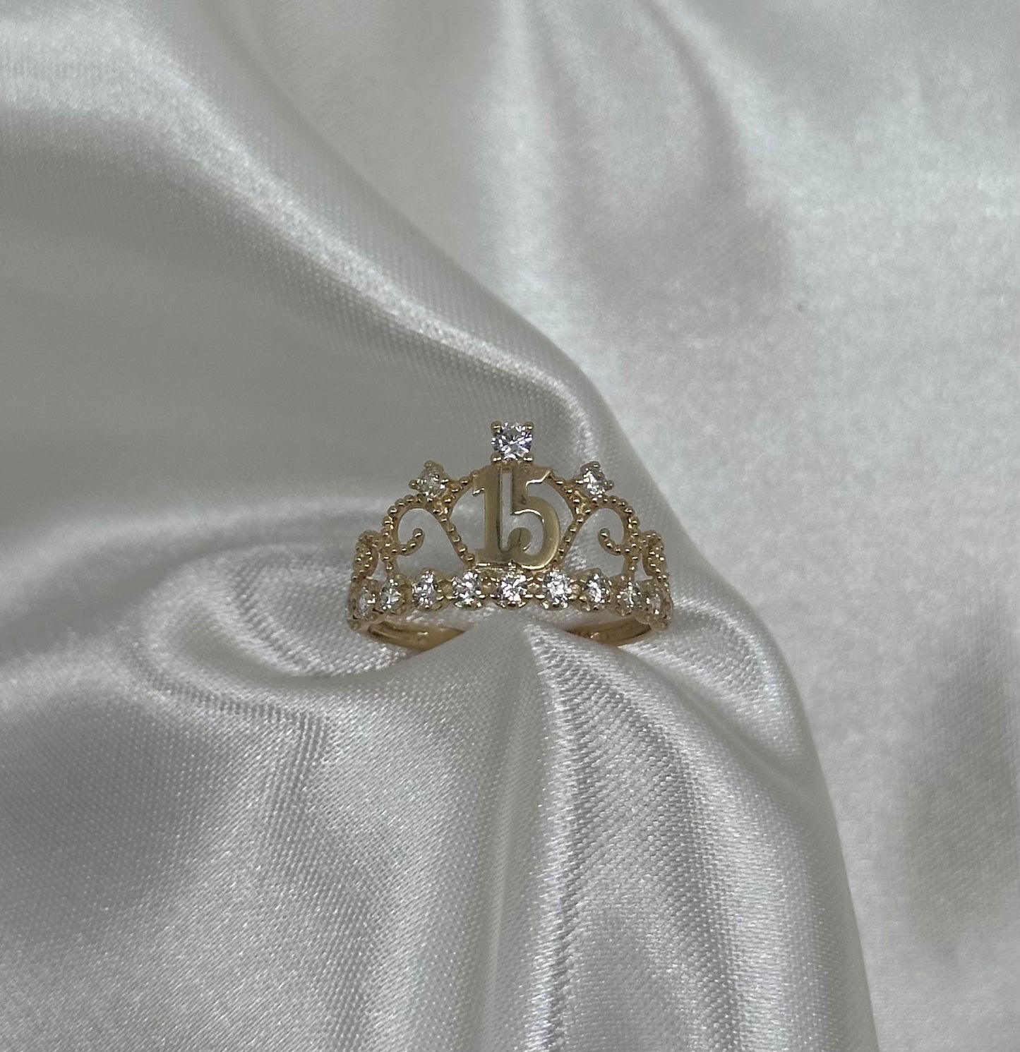 14k Gold Quince Ring