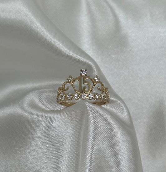 14k Gold Quince Ring
