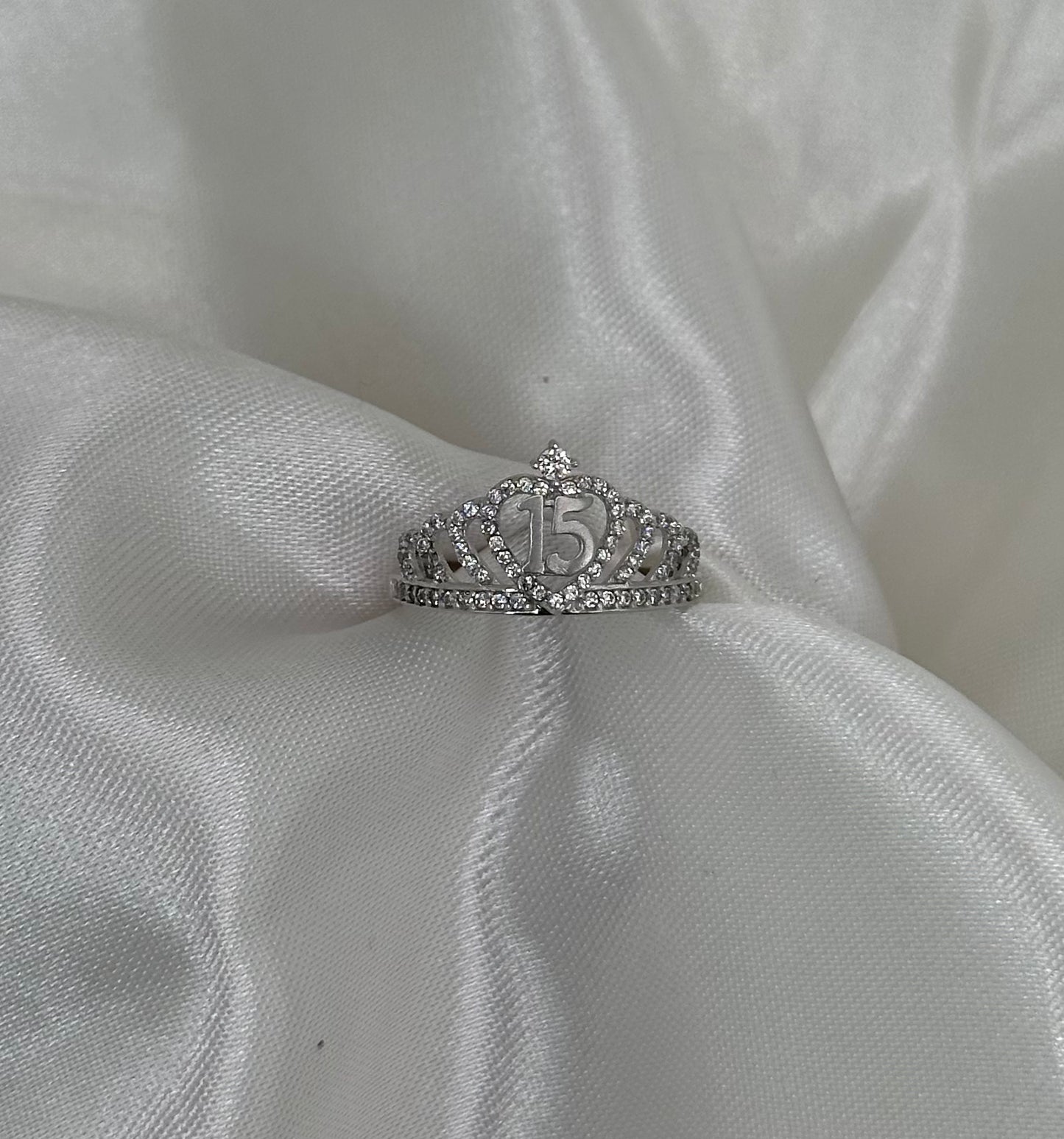 14K White Gold Quince Ring