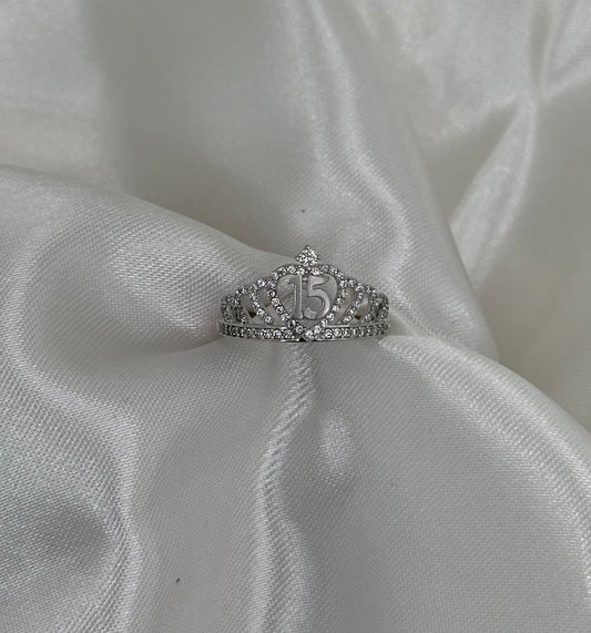 14K White Gold Quince Ring