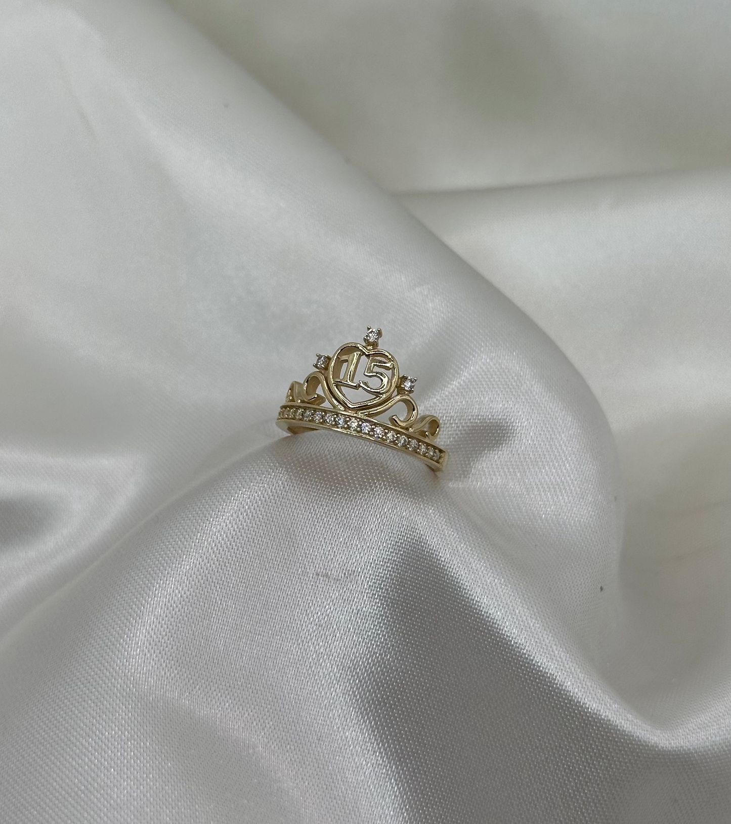 14K Gold Quince Ring
